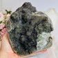 Huge Natural Green Amethyst | Prasiolite Specimen with Calcite Inclusions 16.5cm  2.45KG