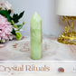 Pistachio Calcite Tower 8cm