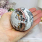 Large Mexican Crazy Lace Agate Druzy Sphere On Stand 425g