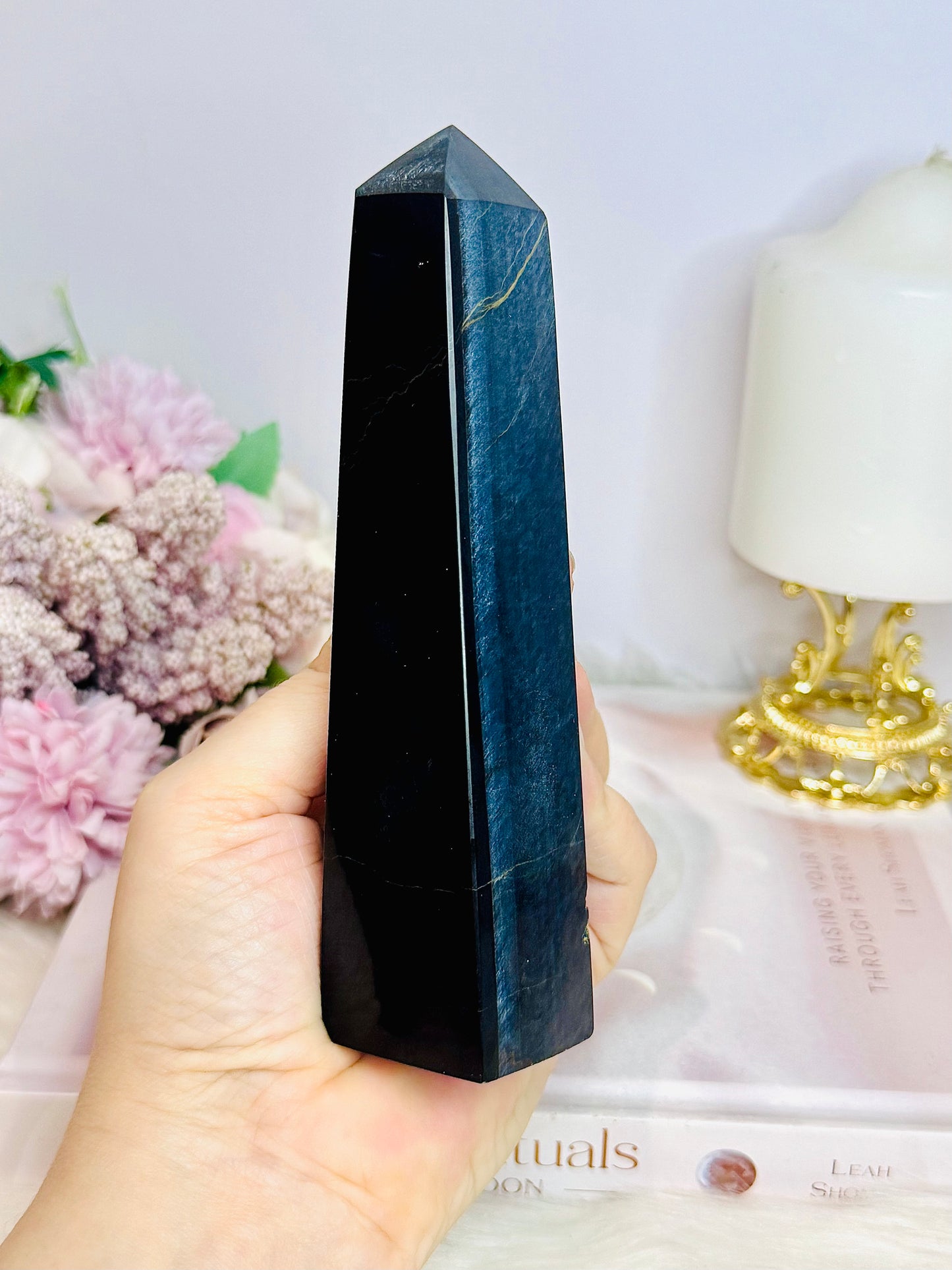 Rare Blue Tigers Eye Tower | Obelisk 15cm