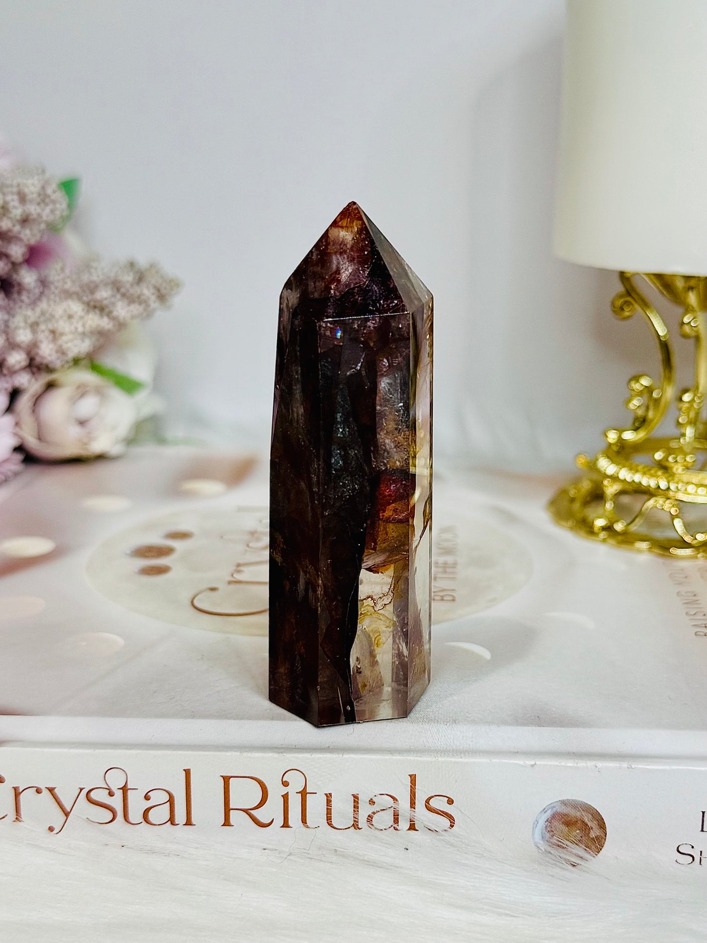 High Grade Fire Quartz Tower 8.5cm