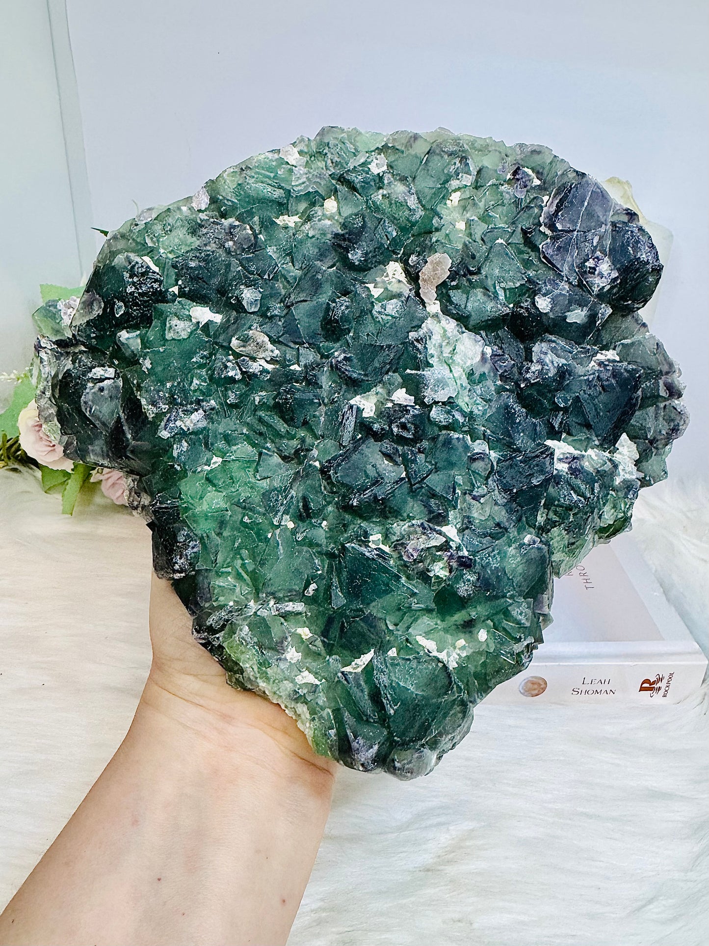 Large Natural Green Fluorite Freeform | Slab 21cm 2.4KG