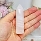 Pink Mangano Calcite Tower 8cm