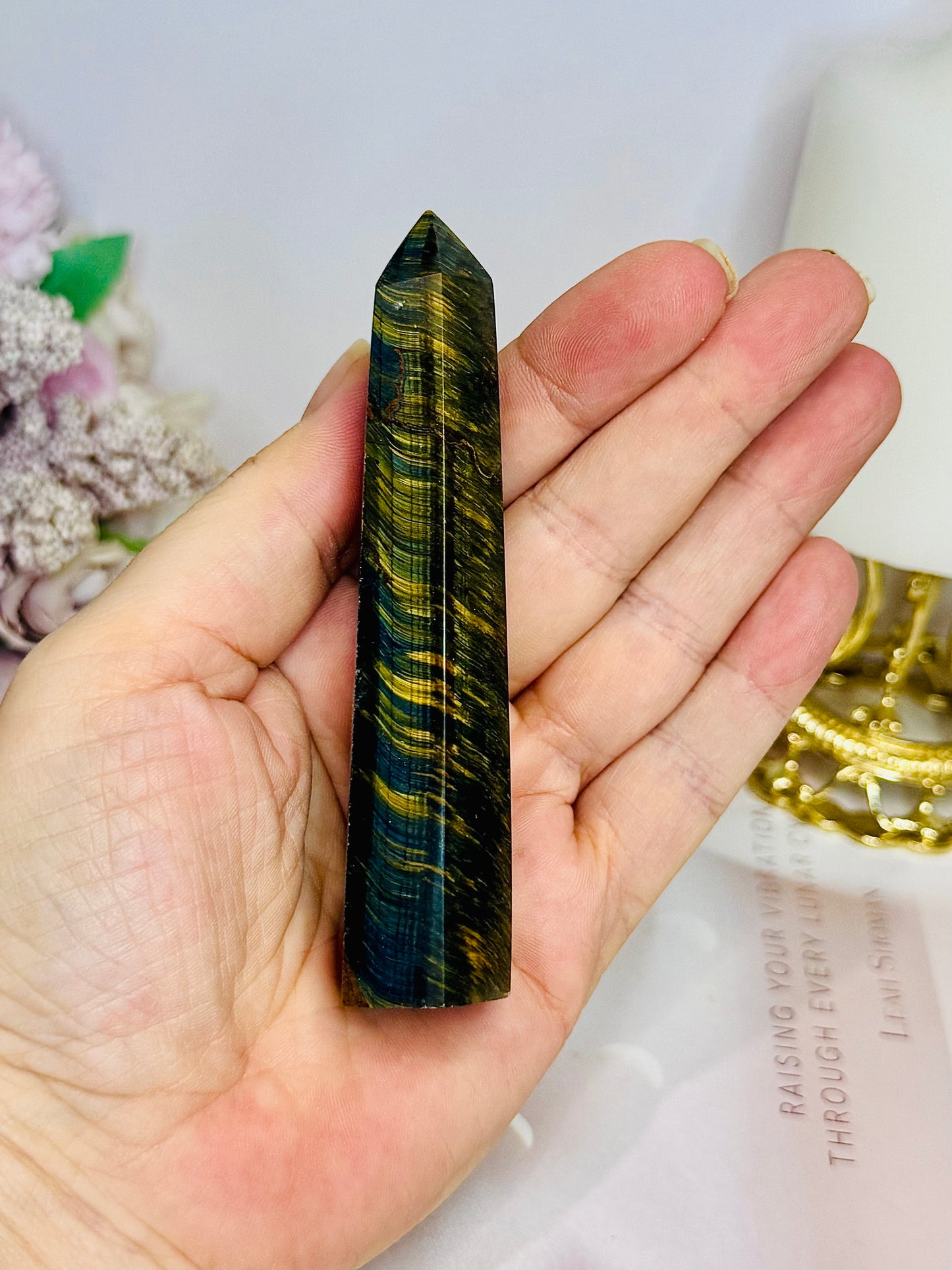 Tigers Eye Tower 9cm