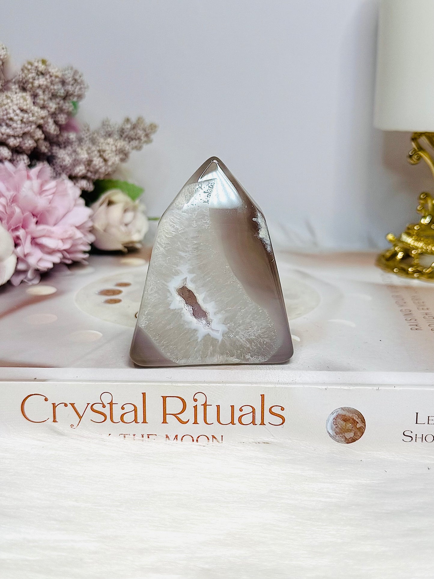 Druzy Agate Tower 6cm