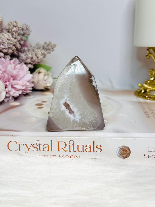 Druzy Agate Tower 6cm