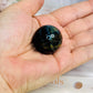 Small Blue Tigers Eye Sphere on Stand