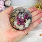 Large Pink Tourmaline Sphere On Stand 362g