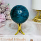 Blue Apatite Sphere on Stand 350g