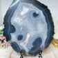 Huge Agate Polished Slab on Stand 25cm 1.5KG
