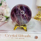 The Most Magical Large Lavender Star Rose Quartz Sphere with Flash On Stand 402grams