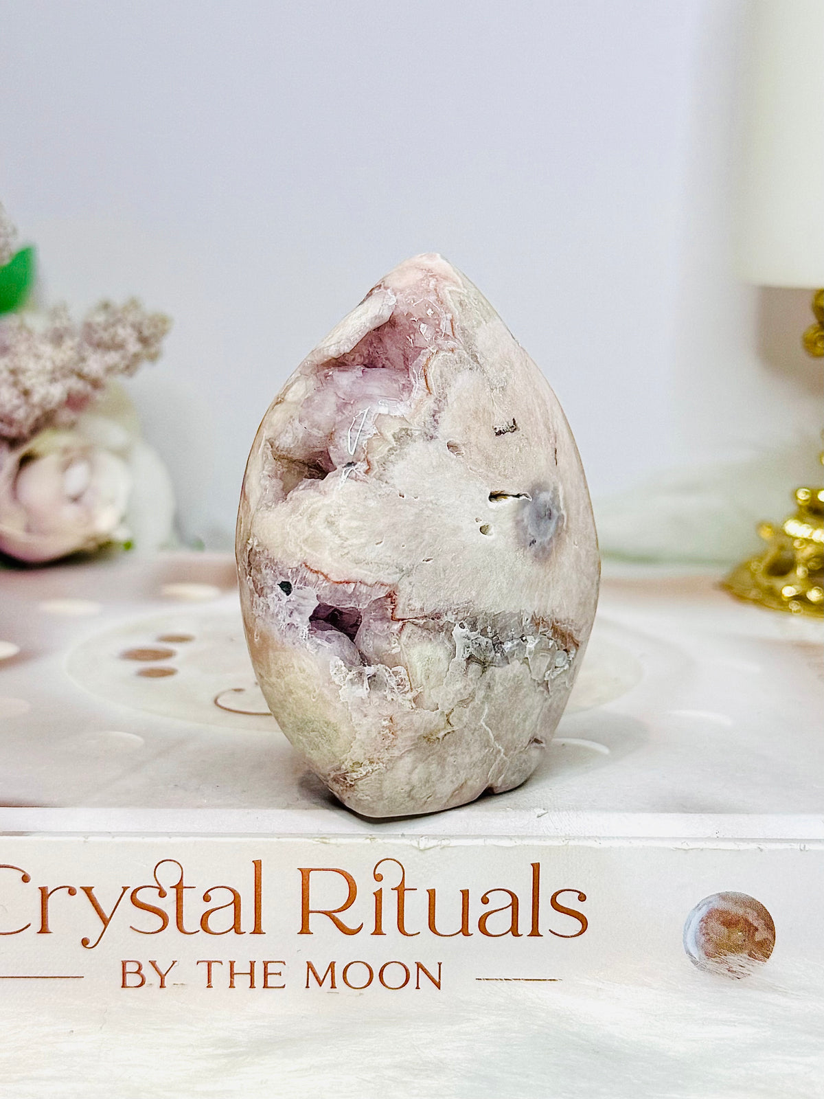 Pink Amethyst Druzy Flame | Freeform 7cm