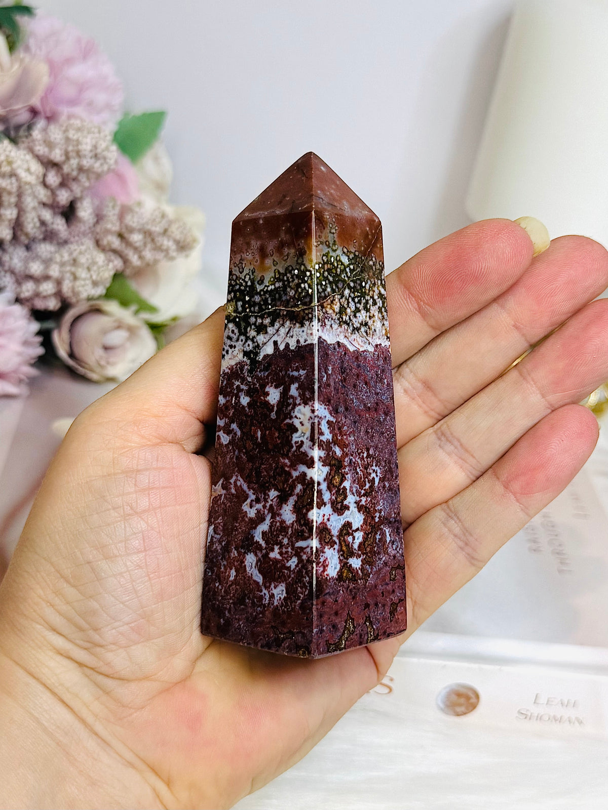 Ocean Jasper Tower | Obelisk 10cm