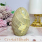 Natural Green Moonstone Carved Freeform 329g 10cm