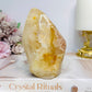 Chunky Flower Agate Flame 10cm 431g
