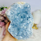 Huge Blue Celestite Cluster Double Heart 17cm 3KG