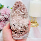 ⚜️ SALE ⚜️~ Classy & Fabulous Large Pink Amethyst Druzy Freeform From Brazil 13.5cm 458grams