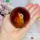 Large Carnelian Sphere On Stand 316g