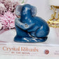 High Grade Chunky 10cm Druzy Agate Amethyst Carved Koala Bear
