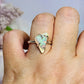 Natural Ethiopian Opal Sterling Silver Ring Size 8