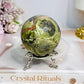 Money Agate Sphere on Stand 291g