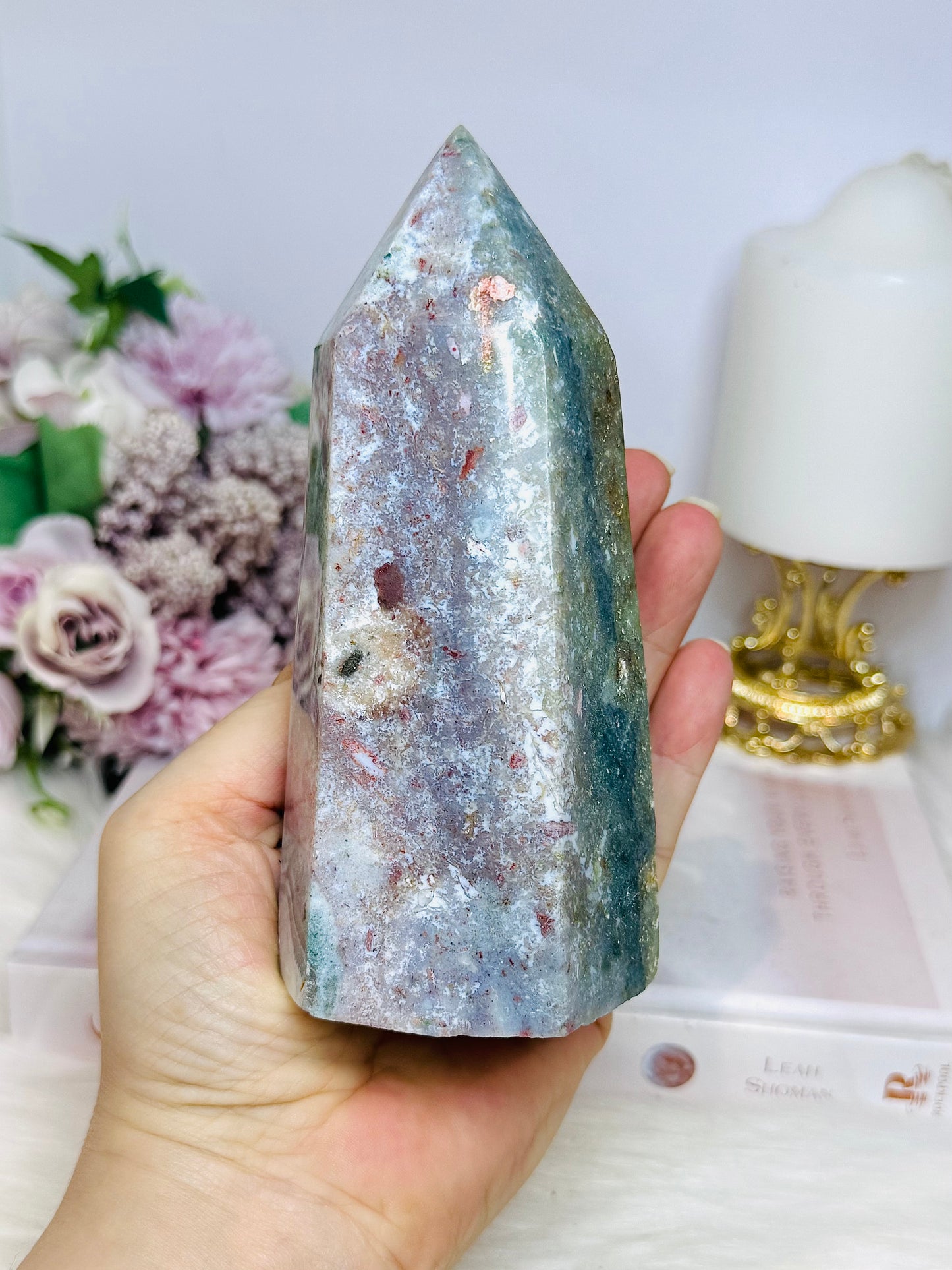 Ocean Jasper Chunky Tower 14cm 675g