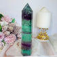 Rainbow Fluorite Large Chunky Tower 18cm