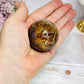 High Grade Garden Phantom Quartz | Lodolite Sphere on Stand 106g