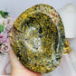 Large Orbicular Ocean Jasper Chunky Druzy Bowl 14cm 1.1KG