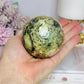 Large Serpentine Sphere on Stand 406g