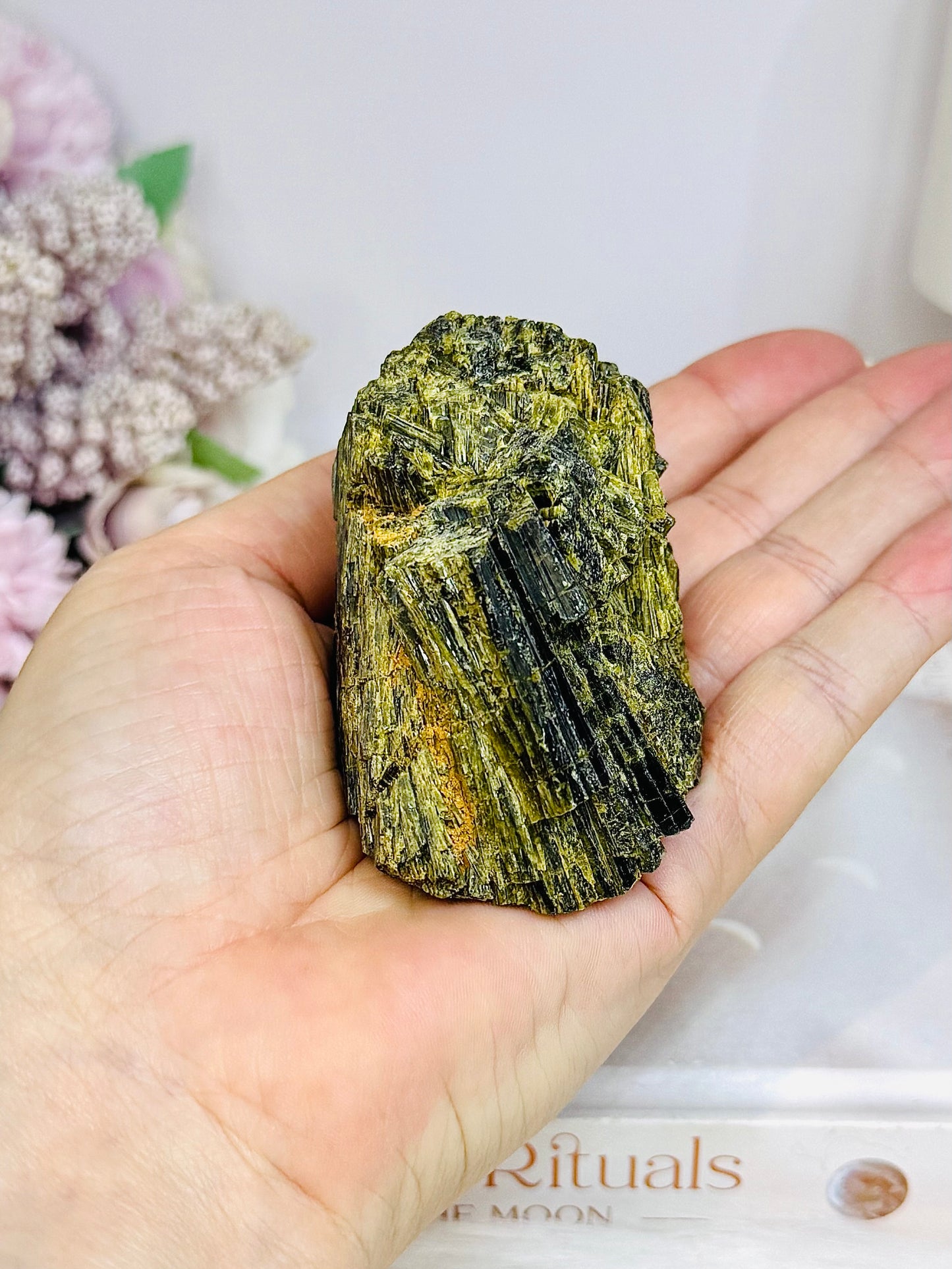 Natural Green Tourmaline Specimen 254g