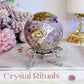 Opalised Fluorite (Tiffany Stone) Sphere on Stand 239g