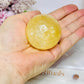 Honey Calcite Sphere on Stand 155g