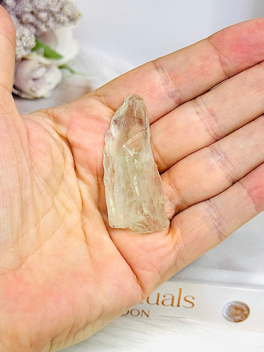 Natural Prasiolite | Green Amethyst Specimen 5cm