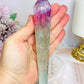 Watermelon Fluorite Wand | Tower with Rainbows  17.5cm