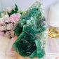 Huge Natural Green Cubed Fluorite Specimen 16cm 1.26KG