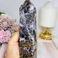 Purple Root Fluorite Tower 15.5cm 356g
