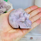 Chunky Kunzite Carved Skull 7cm