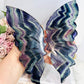 Huge Rainbow Fluorite Butterfly Wings 27cm