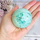 A Rare Stone ~ Genuine Inca Turquoise Sphere 243grams On Stand