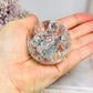 Fire & Ice Crackle Quartz Sphere On Stand 145g