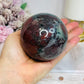 Large Jasper Sphere On Stand 620g