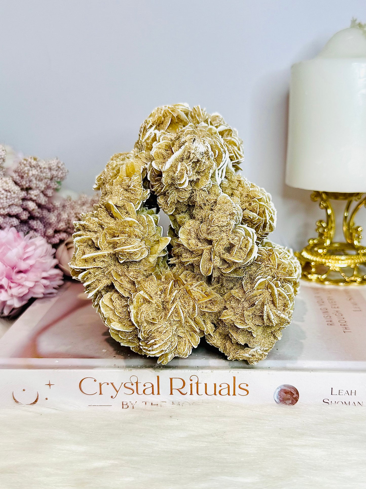 Natural Large Desert Rose Selenite Specimen 747g