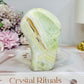 Natural Pistachio Calcite Freeform 10cm