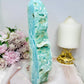 Large Blue Hemimorphite Druzy Tower 21cm
