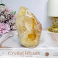 Chunky Flower Agate Flame 10cm 431g