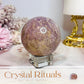 Rare Phosphosiderite Sphere On Stand 262g