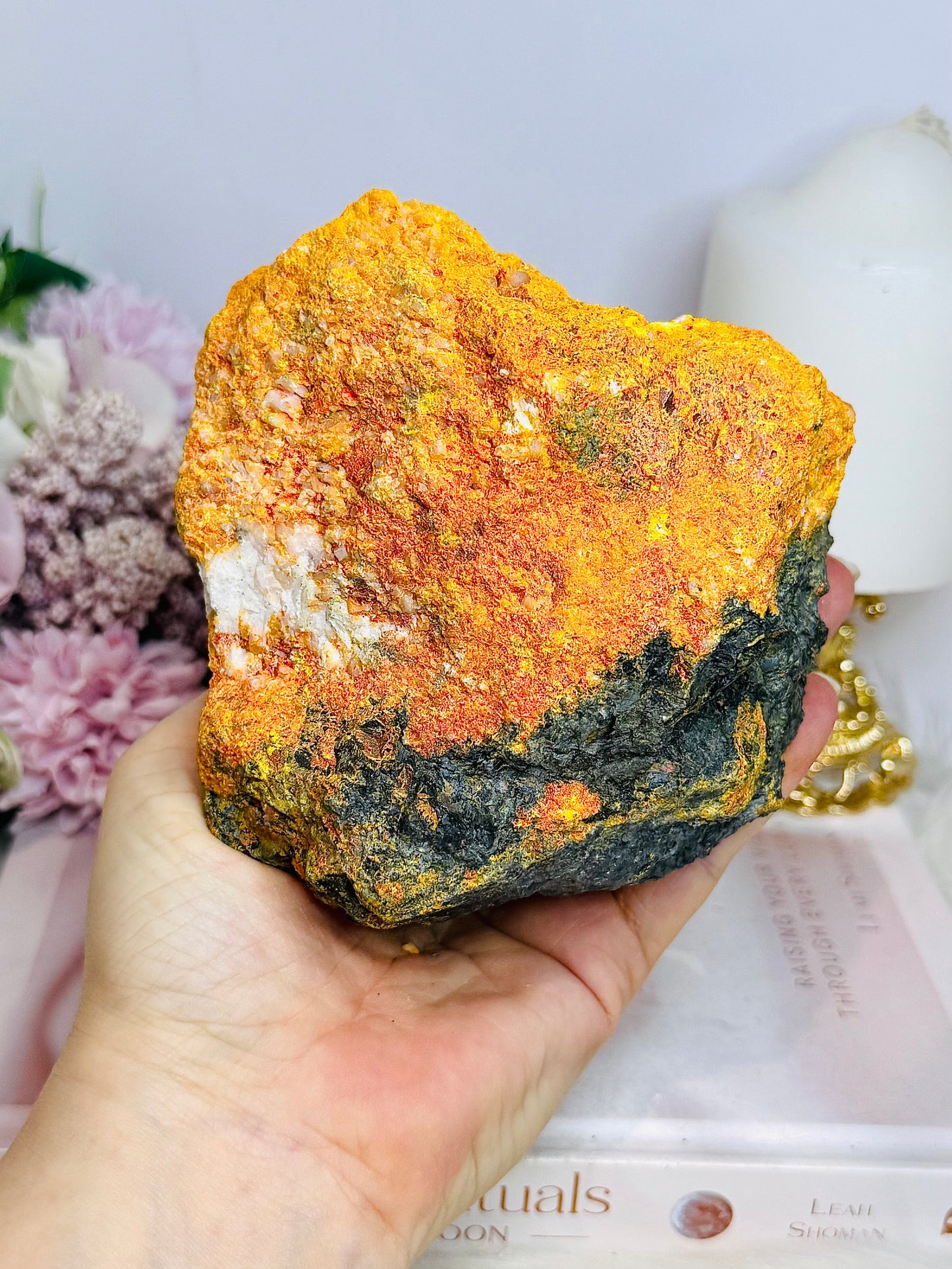 Natural Large Orpiment | Realgar Specimen (Arsenic Sulphide) 1.17KG