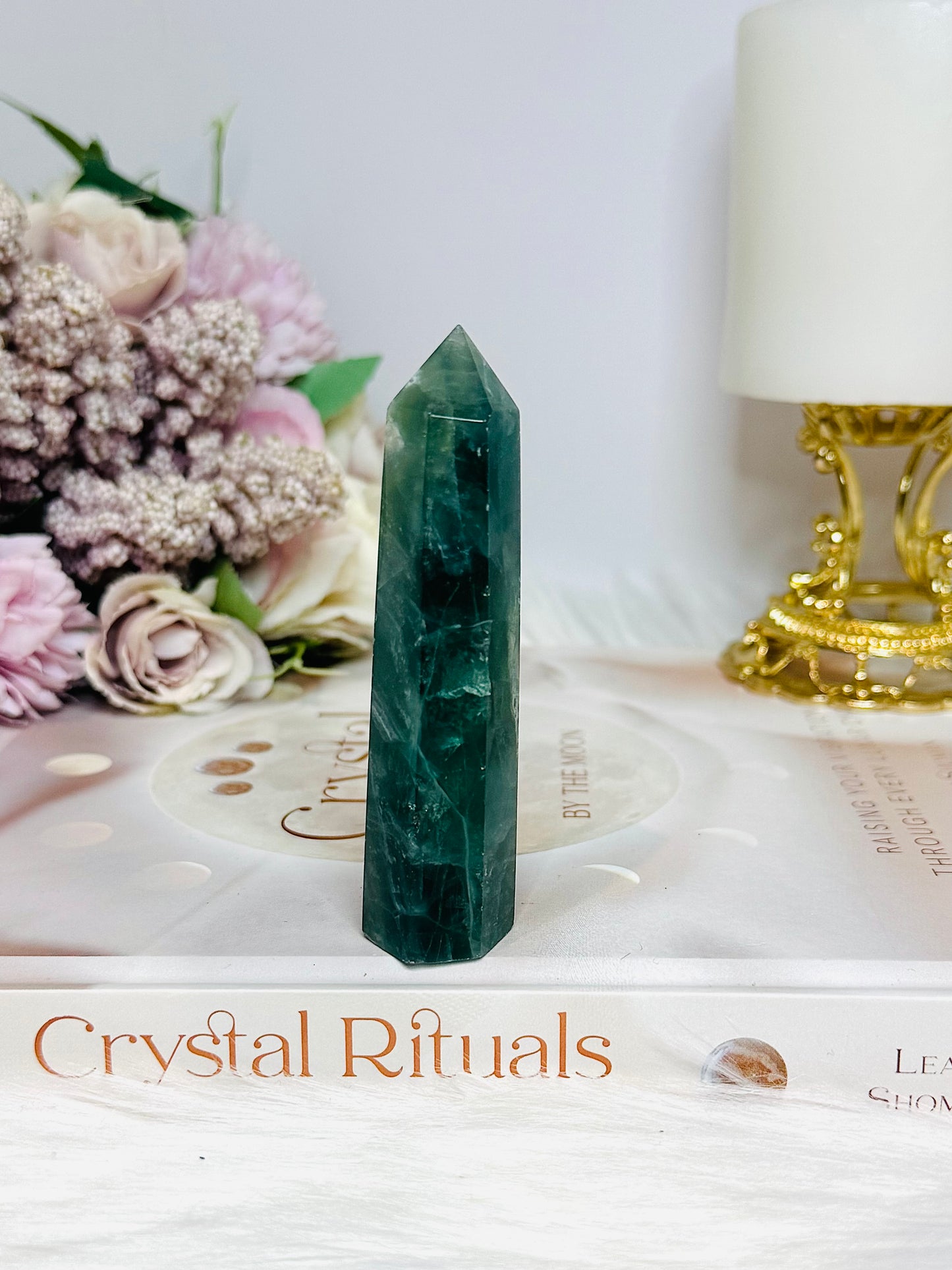 Green Fluorite Tower 8.5cm