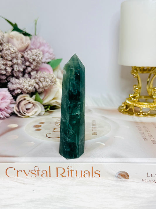 Green Fluorite Tower 8.5cm